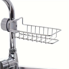  1 db rozsdamentes acélból készült konyhai csaptelep szivacstartó konyhai eszköz