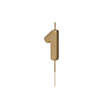 1-es számú születésnapi gyertya, 4,5 cm party kellék
