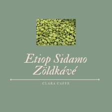  1 kg Etiop Sidamo szemes zöldkávé kávé