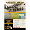 1MANARMY Airbrush maszkoló fólia 1/32 Hawker Hurricane MK II RAF 1941 katonai repülőgép modellhez