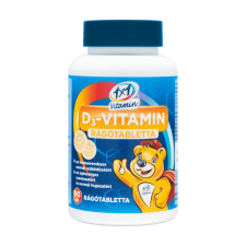 1x1 Vitaday D3 vitamin 400NE rágótabletta narancs napocska formájú 90x vitamin és táplálékkiegészítő