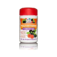  1x1 vitaday multivitamin+cink+vas rágótabletta 60 db vitamin és táplálékkiegészítő