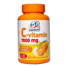  1x1 Vitamin C-vitamin 1000 mg narancs ízű rágótabletta 60 db vitamin és táplálékkiegészítő