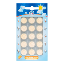1x1 Vitamin D3-vitamin 400NE napocska formájú rágótabletta 15x vitamin és táplálékkiegészítő