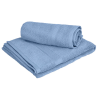  1x fürdőlepedő CLARYSSE ELEGANCE 70x140 cm + 1x törölköző CLARYSSE 60x110 cm, 100% pamut, kék