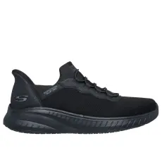  200254EC_BLK45 Skechers Squad Chaos SR-Stivig fűző nélküli munkacipő