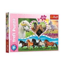 200 darabos puzzle - szép lovak puzzle, kirakós