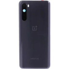  2011100193 Gyári akkufedél hátlap - burkolati elem Oneplus Nord, fekete mobiltelefon, tablet alkatrész