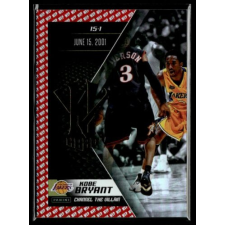 2015 Panini Kobe HeroVillain - Red MVP Channel the Villain # 6 Kobe Bryant gyűjthető kártya