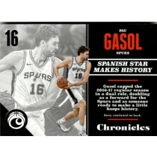  2017-18 Panini Chronicles  # 1 Pau Gasol gyűjthető kártya