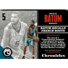  2017-18 Panini Chronicles  # 26 Nicolas Batum gyűjthető kártya