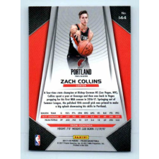  2017-18 Prizm Basketball Base # 144 Zach Collins gyűjthető kártya