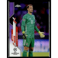  2019 Topps Chrome UEFA Champions League Purple Carbon Fiber #68 Manuel Neuer gyűjthető kártya