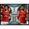  2019 Topps Chrome UEFA Champions League Teammate Sensations  #TS-PS Rafa Silva/ Pizzi