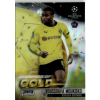  2020-21 Topps Stadium Club Chrome UEFA Champions League Glimpses of Gold #GG-YM Youssoufa Moukoko