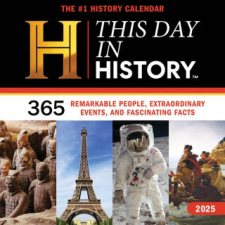 2025 History Channel This Day in History Wall Calendar naptár, kalendárium