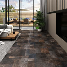 20 db famintás öntapadó PVC padlólap 1,86 m² lakástextília
