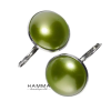  20 mm Francia kapcsos fülbevaló - Jade