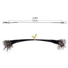  20db Acél Horgászzsinór Forgó És Magpórázzal horgászzsinór