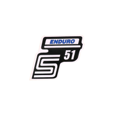 2274 Feliratozás S51 Enduro fólia / matrica kék Simson S51-hez egyéb motorkerékpár alkatrész