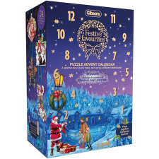 24 napos GIBSONS adventi naptár karácsonyi kirakósjáték társasjáték
