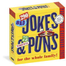 290 Bad Jokes & 75 Punderful Puns Page-A-Day(r) Calendar 2025 naptár, kalendárium