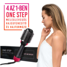 2 az 1-ben hajegyenesítő és hajszárító kefe hajformázó gép