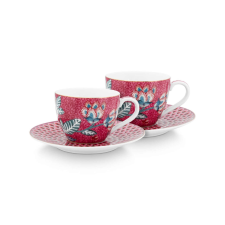 2 csésze csészealjjal Virágfesztivál 280ml bögrék, csészék