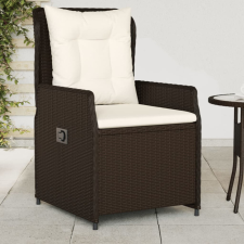 2 db barna polyrattan dönthető kerti szék kerti bútor