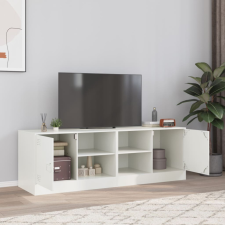 2 db fehér acél TV-szekrény 67 x 39 x 44 cm bútor