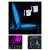  2 db mozgásérzékelős WC LED világítás 16 színnel KW8280056