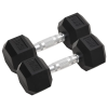  2 db összesen öntöttvas egykezes súlyzó 16 kg