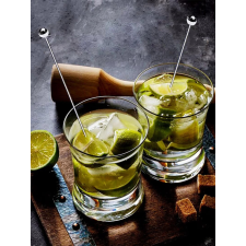  2 db Rozsdamentes acél koktélpálcika sütés és főzés