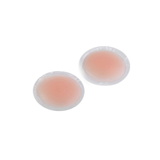 2 db szilikon mellpárna, átmérő 6,5 cm, Nude melltartó