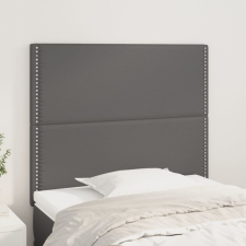  2 db szürke műbőr fejtámla 90x5x78/88 cm ágy és ágykellék
