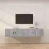  2 db szürke sonoma falra szerelhető TV-szekrény 100x34,5x40 cm