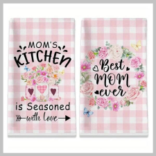  2 db virágos konyharuha anyák napi motívum CB899312 lakástextília