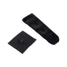  2 fix hosszabbítóból álló készlet melltartóhoz Chrysalis, szélesség 20 mm, Fekete