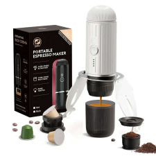 2 in 1 Utazó kávéfőző darált kávéhoz és nespresso kapszulához kávéfőző