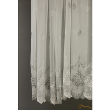  (2 méret 2 szín) Hímzett minta Ravenna11 Ekru Szürke 210 cm+ózs lakástextília