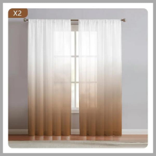 2 Paneles Függöny -Kávé színben 132x213 cm UN04758-g lakástextília