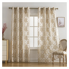 2 Paneles, Klasszikus Jacquard Átlátszó Függöny 140x260 cm, 2db LU621413-e lakástextília