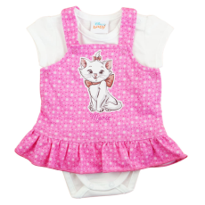  2 részes baba nyári szettt kantáros szoknyával, Marie cica mintával