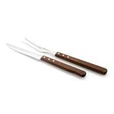  2 részes grill szett, hosszú fanyéllel (38cm) konyhai eszköz