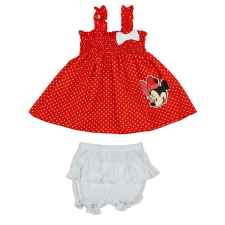 2 részes kislány nyári szett rövidnadrággal, tunikával Minnie egér mintával gyerek ruha szett