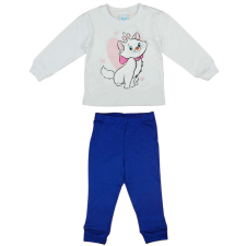  2 részes kislány pizsama Marie cica mintával - 128-as méret gyerek hálóing, pizsama