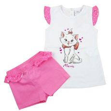  2 részes nyári szett Disney Marie cica mintával
