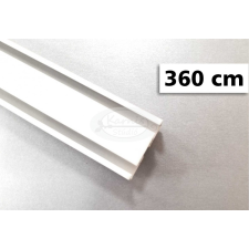  2 soros alumínium mennyezeti sín tartozékokkal 360 - 400 cm karnis, függönyrúd