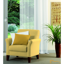  (2 szín) 21102 fényáteresztő függöny R-290 cm(101)-Fehér lakástextília