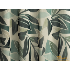  (2 szín) Palma dzsungel mintás dekorációs függöny-haragoszöld-antracit lakástextília